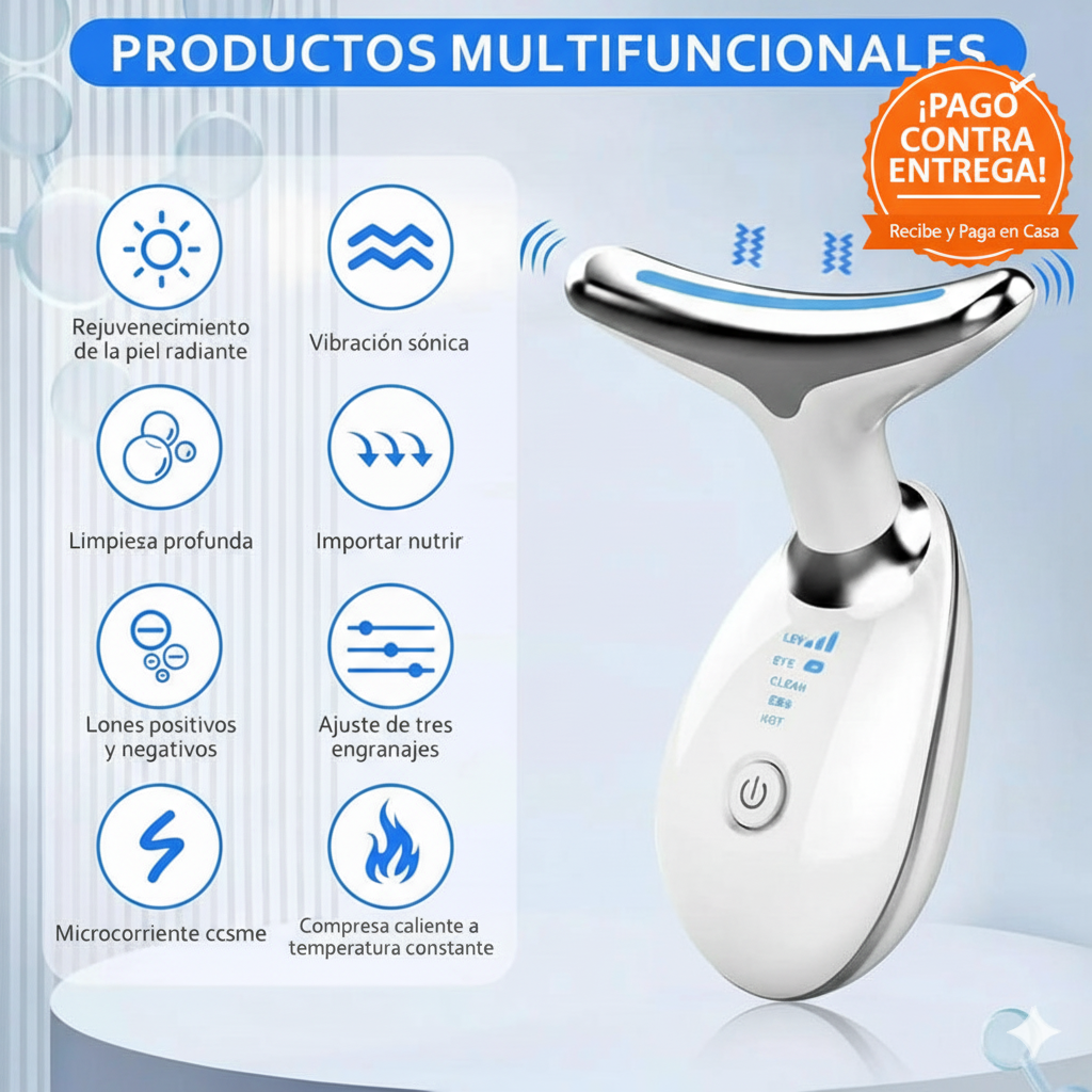 Masajeador Antiarrugas Facial y Cuello - BioLift™